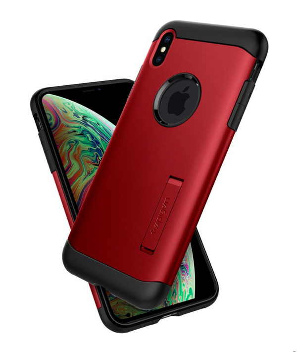 Spigen - Slim Armor for iPhone XS Max - Red Spigen - Slim Armor for iPhone XS Max - Red