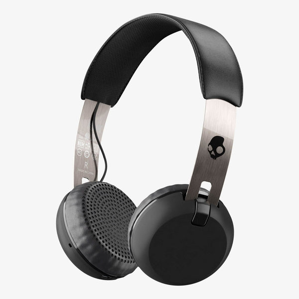 ヘッドホン Skullcandy Grind Wireless S5GBW-J543 Skullcandy Grind Wireless On-Ear Headphones, Black/Tan