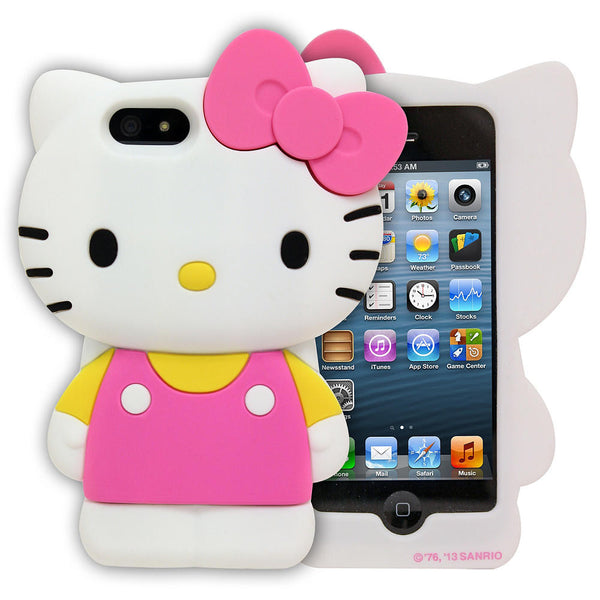 Hello Kitty - Hello Kitty Large Silicone Case for iPhone SE / 5s / 5 -  PhoneSmart
