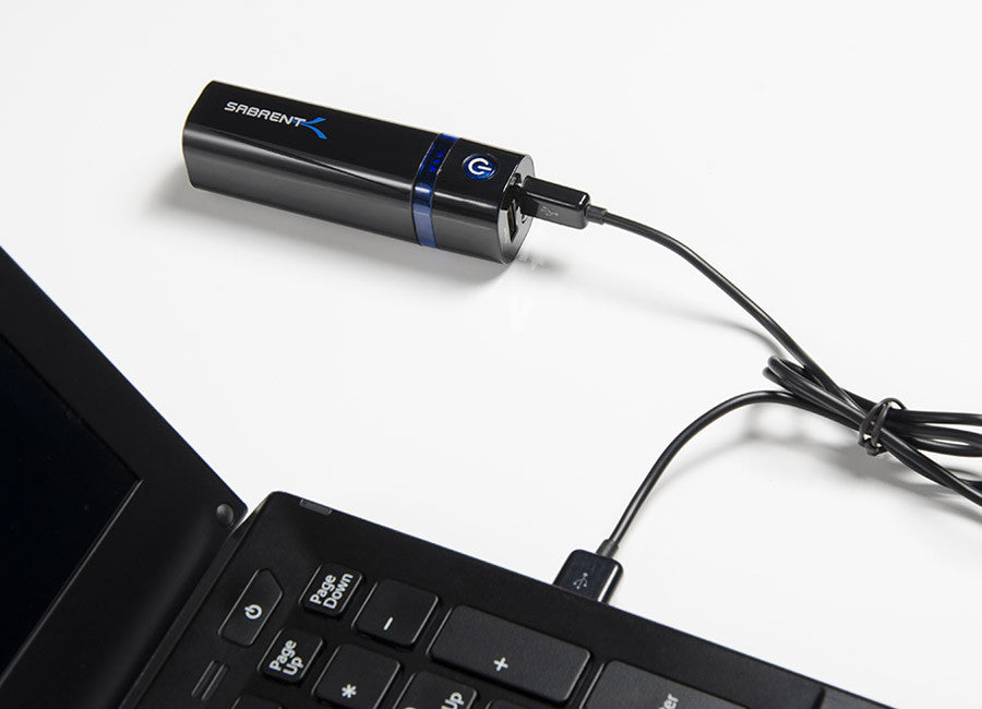 Sabrent - External Backup Battery 2,200 mAh Power Bank