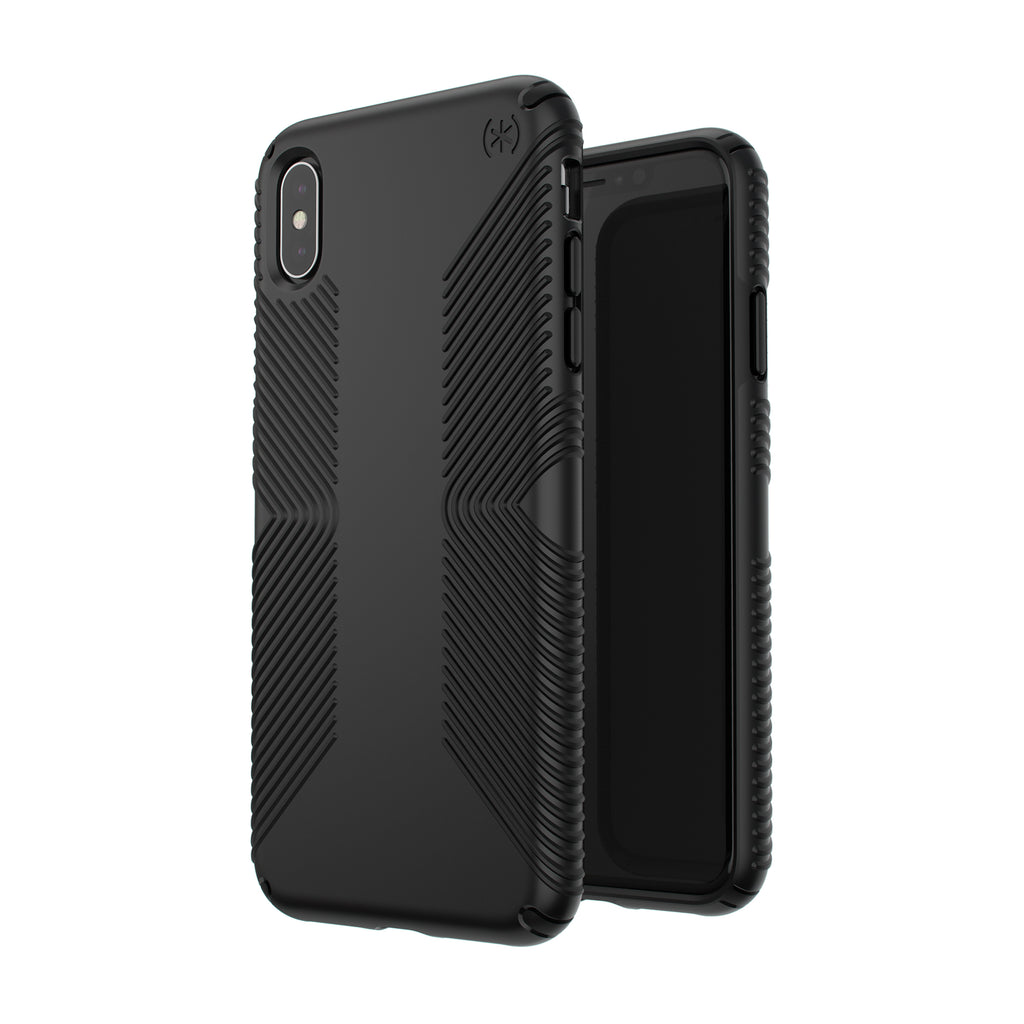 Speck - Presidio Grip iPhone XS Max - Black / Black