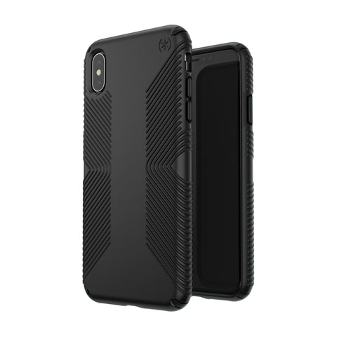 Speck - Presidio Grip iPhone XS Max - Black / Black
