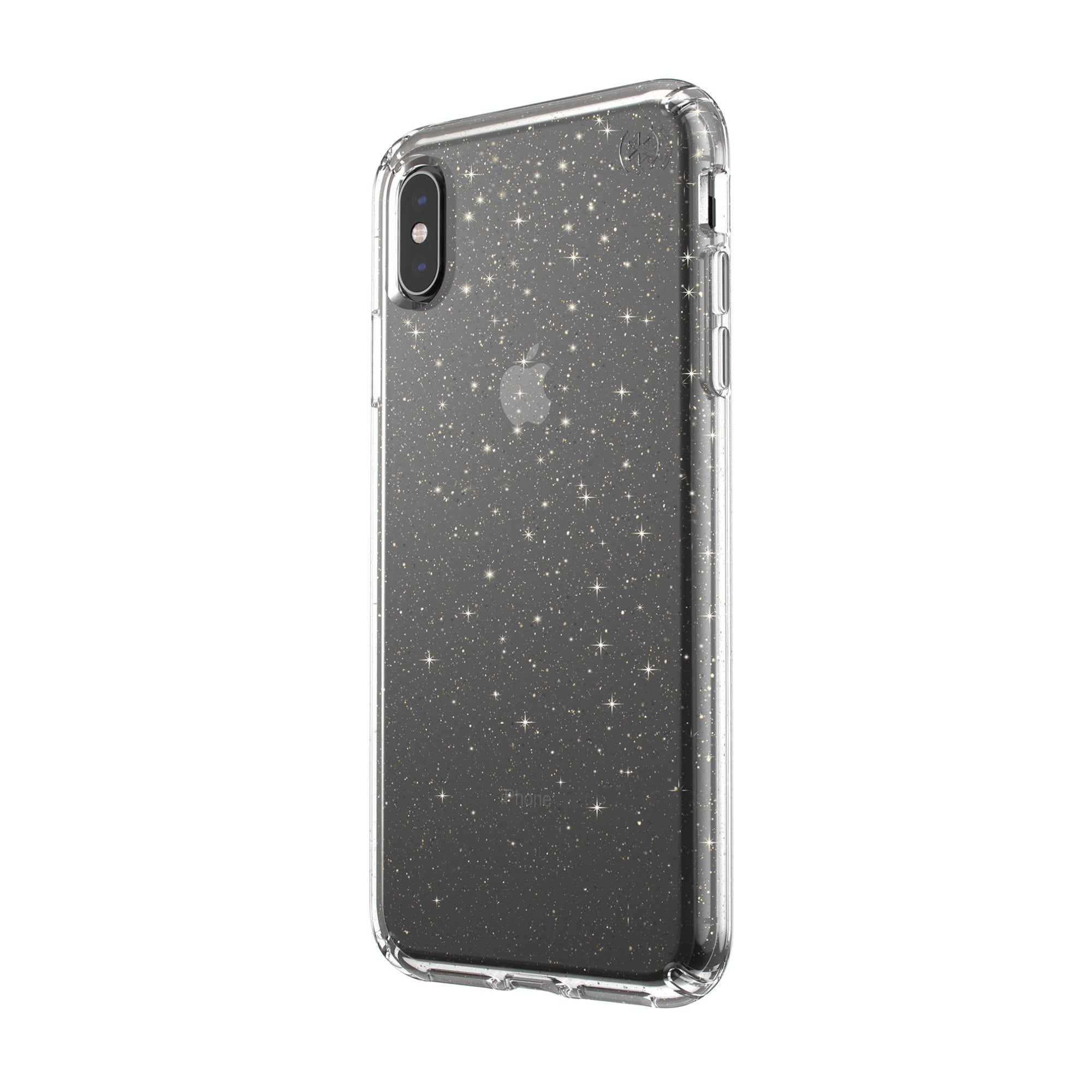 Speck - Presidio Clear + Glitter for iPhone XS Max - Gold Speck - Presidio Clear + Glitter for iPhone XS Max - Gold