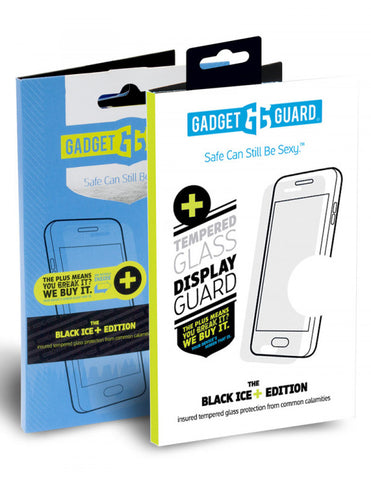 Gadget Guard - Black Ice + (Insured) Tempered Glass Screen Protector for iPhone 8 Plus / 7 Plus