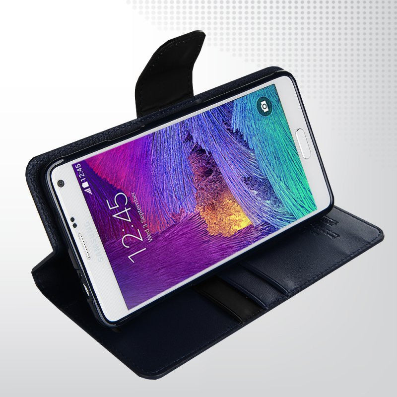 GooSpery - Sonata Diary Stand Function Wallet - Folio Case for Galaxy Note 4