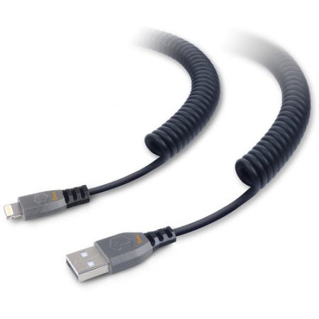 ToughTested - 10 Foot 2 AMP High Speed Coiled Tablet Charging Cable