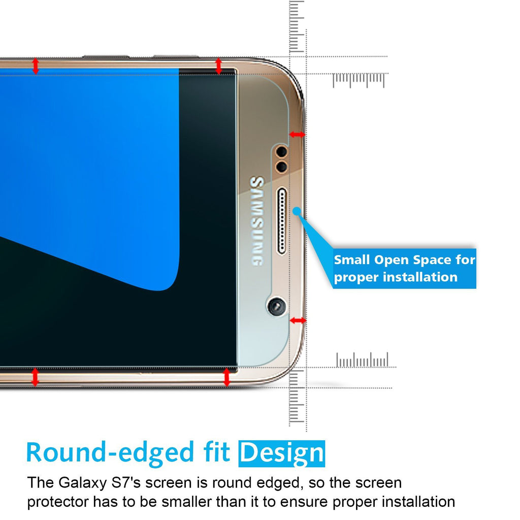 Sparin - Curved Film Screen Protector for Galaxy S7