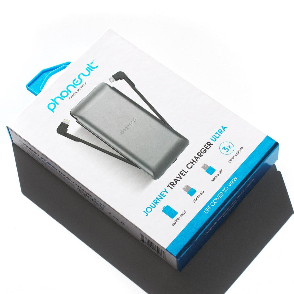 Phonesuit - Journey Travel Charger Ultra 5,000 mAh Power Bank