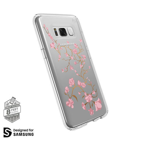 Speck - Presidio Clear Golden Blossoms for Galaxy S8