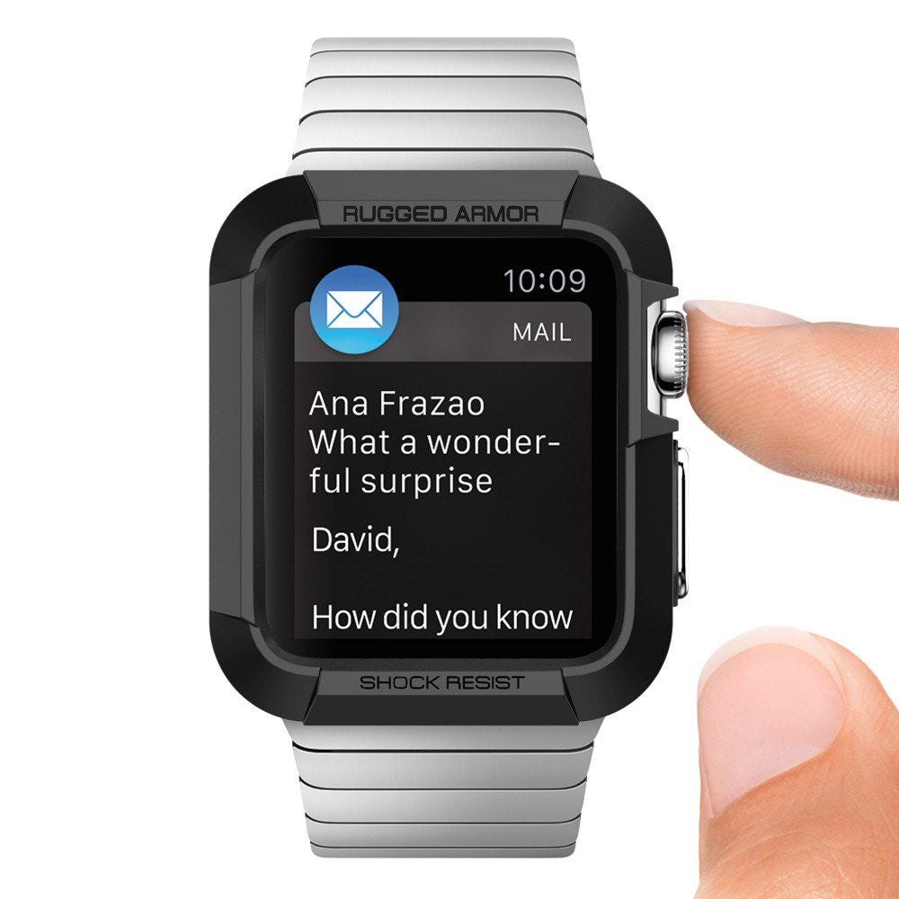 Spigen - Rugged Armor Apple Watch 1 & 2 (42mm) Case