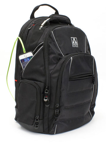M-Edge - Cargo 17" Laptop Backpack with Battery