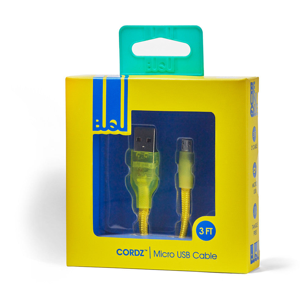 BUQU - Cordz 3'', 6'', 10'' Foot Micro USB Cable