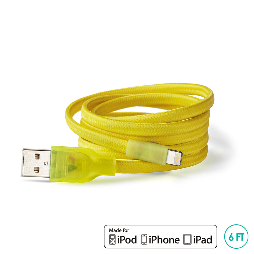 BUQU - Cordz 3'', 6'', 10'' Foot Lightning USB Cable