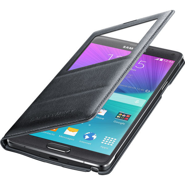 Samsung - S-View Flip Cover Case for Galaxy Note 4
