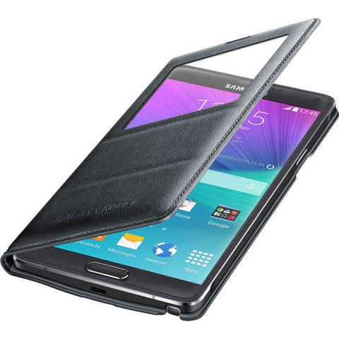 Samsung - S-View Flip Cover Case for Galaxy Note 4