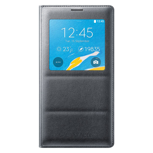 Samsung - S-View Flip Cover Case for Galaxy Note 4