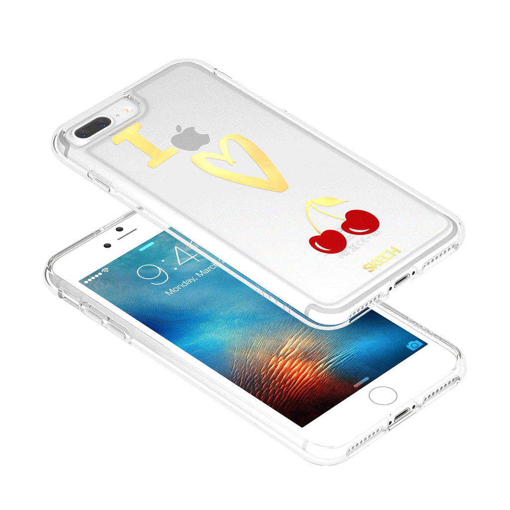 Skech - Fashon Cherries for iPhone 8 Plus / 7 Plus / 6s Plus / 6 Plus