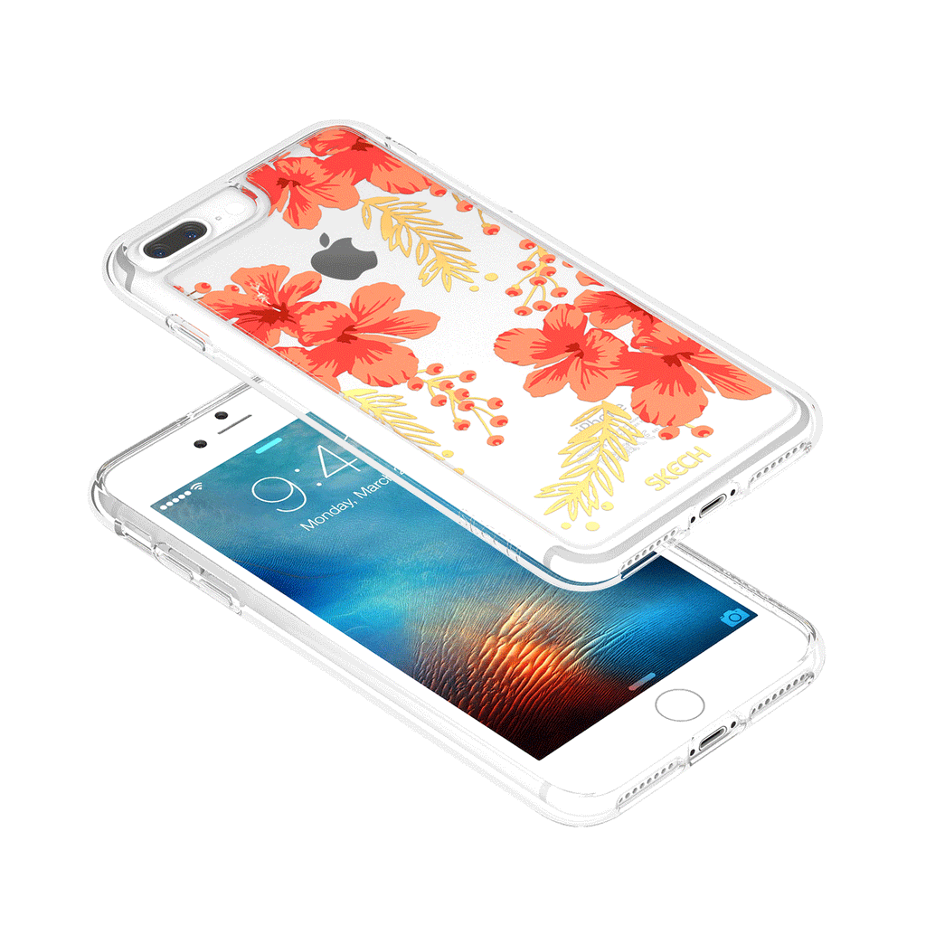 Skech - Fashon Floral for iPhone 8 Plus / 7 Plus / 6s Plus / 6 Plus