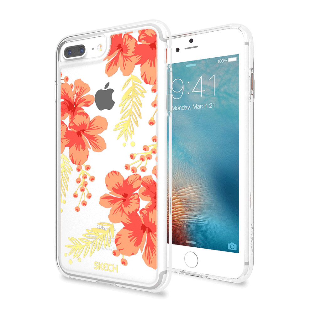 Skech - Fashon Floral for iPhone 8 Plus / 7 Plus / 6s Plus / 6 Plus