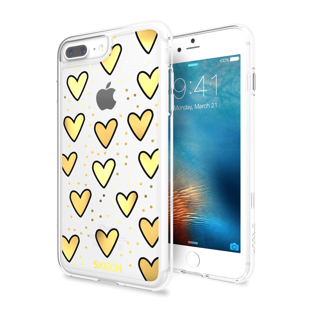 Skech - Fashon Hearts for iPhone 8 Plus / 7 Plus / 6s Plus / 6 Plus