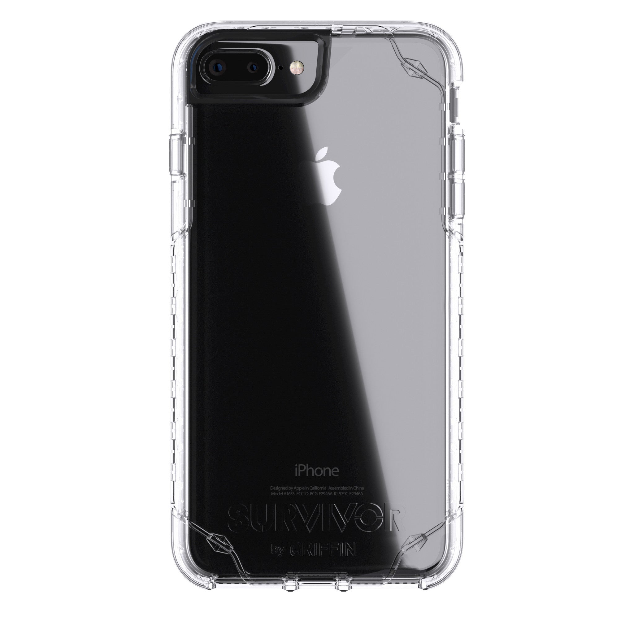 Griffin Survivor Custodia Ultra Resistente Per IPhone 7 Plus / 8 Plus – Grigio/Rosa