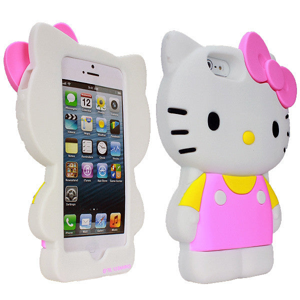 Hello Kitty Iphone case with jewelry ring