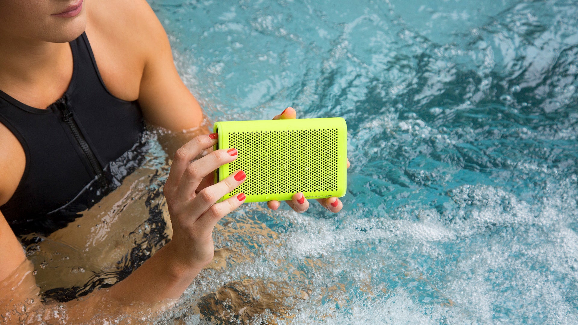 Braven - 405 HD Bluetooth Waterproof Speaker & 2,100 mAh Power Bank