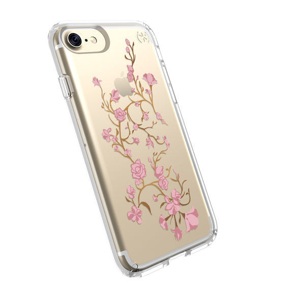 Speck - Presidio Clear Golden Blossoms for iPhone 8 / 7 - PhoneSmart Speck - Presidio Clear Golden Blossoms for iPhone 8 / 7 - PhoneSmart
