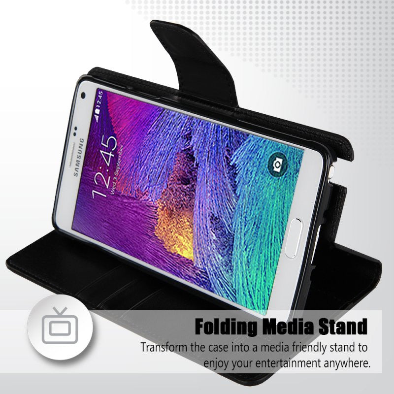 GooSpery - Sonata Diary Stand Function Wallet - Folio Case for Galaxy Note 4