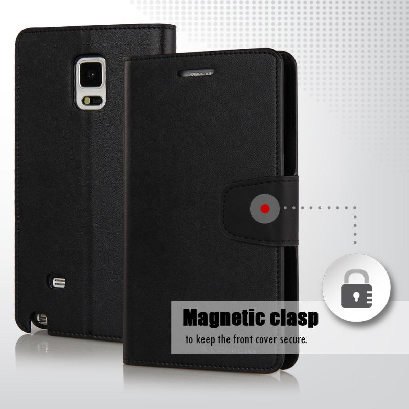 GooSpery - Sonata Diary Stand Function Wallet - Folio Case for Galaxy Note 4