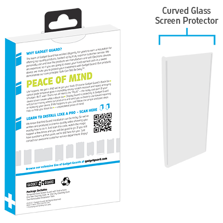 Gadget Guard - Black Ice + (Insured) Cornice Tempered Glass Screen Protector for iPhone X