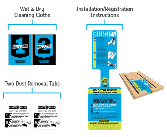 Gadget Guard - Black Ice + (Insured) Cornice Tempered Glass Screen Protector for iPhone X