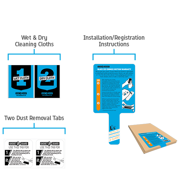 Gadget Guard - Black Ice Cornice (Curved) Tempered Glass for iPhone X