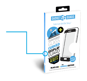 Gadget Guard - Black Ice + (Insured) Cornice Tempered Glass Screen Protector for iPhone X