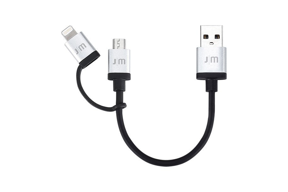 Just Mobile - AluCable Duo Mini Micro USB and Lightning Cable
