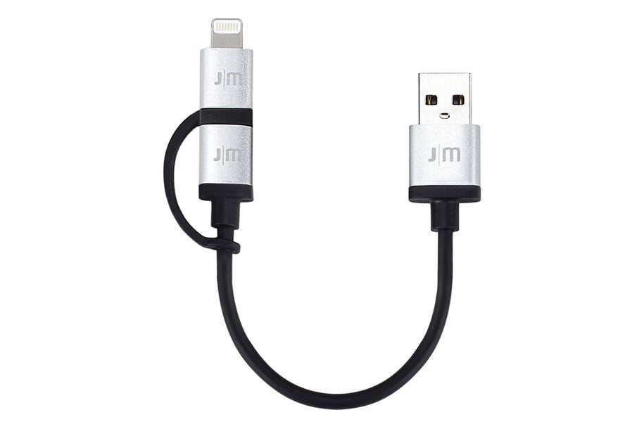 Just Mobile - AluCable Duo Mini Micro USB and Lightning Cable