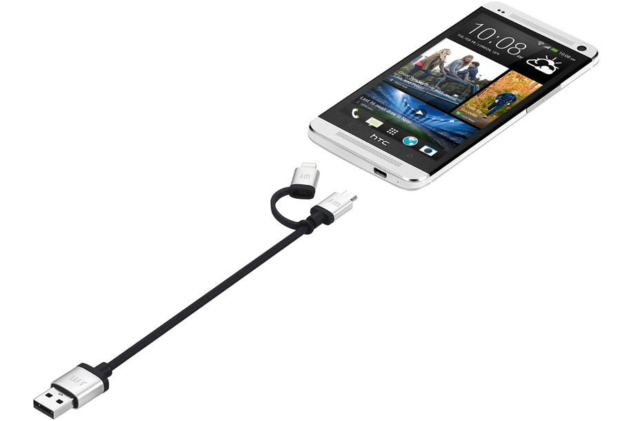 Just Mobile - AluCable Duo Mini Micro USB and Lightning Cable
