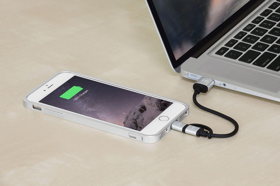 Just Mobile - AluCable Duo Mini Micro USB and Lightning Cable