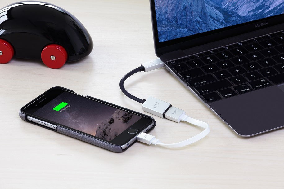 Just Mobile - Alu Cable USB-C 3.1 to USB Adapter