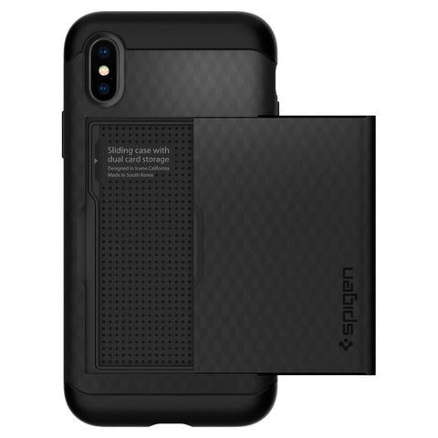 Spigen - Crystal Wallet for iPhone X