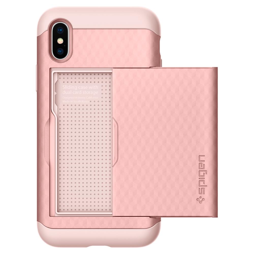Spigen - Crystal Wallet for iPhone X