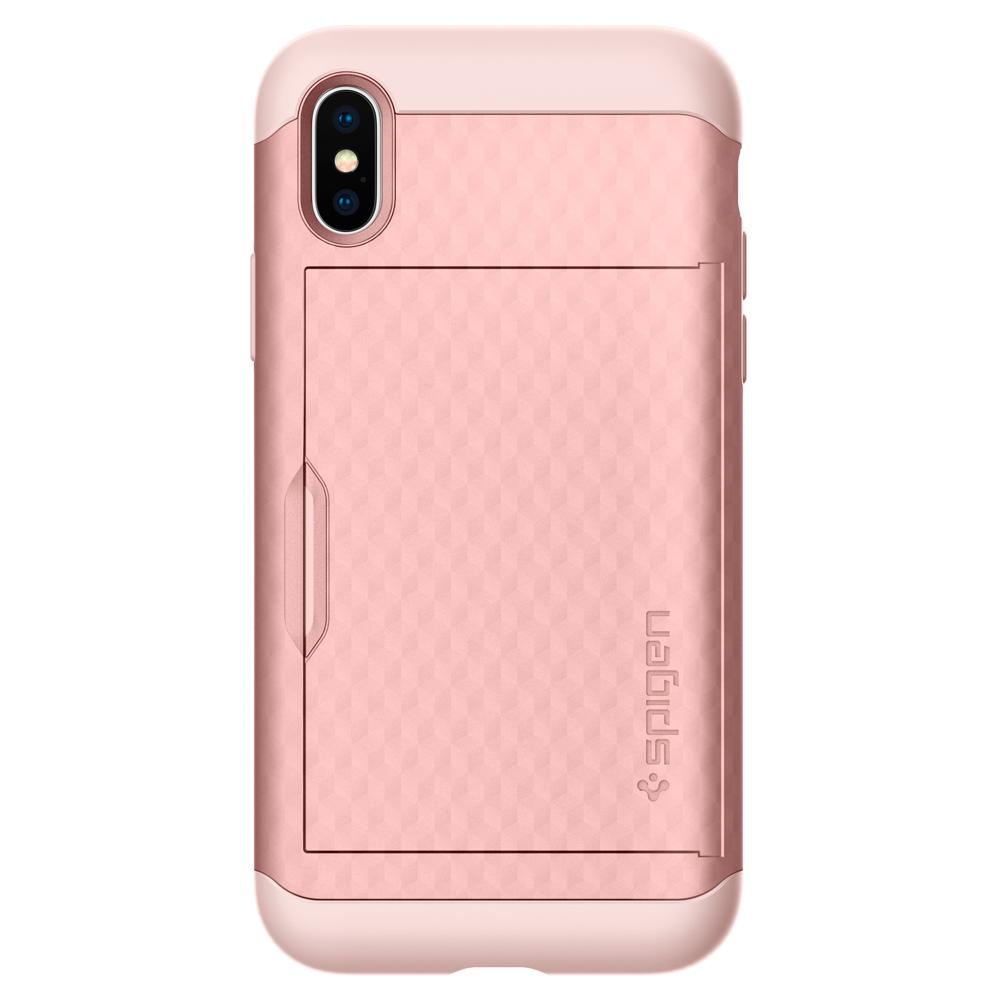 Spigen Crystal Wallet for iPhone X XS