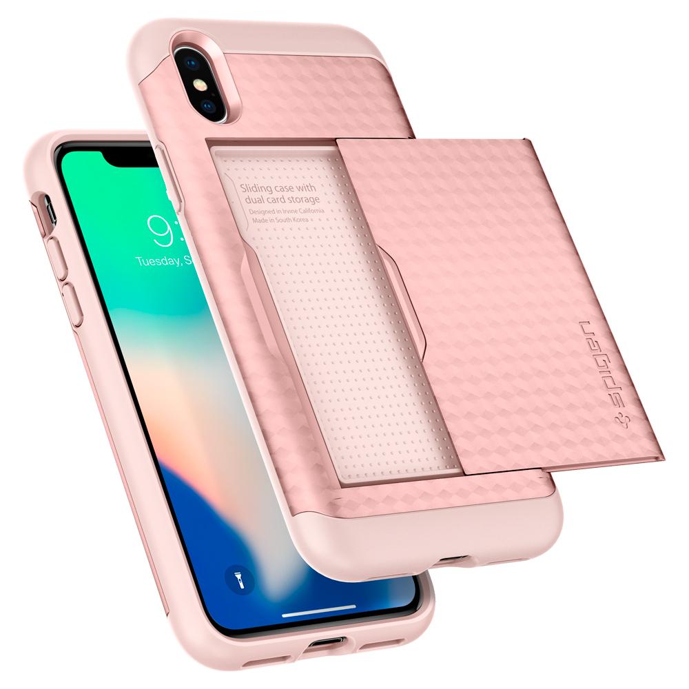 Spigen - Crystal Wallet for iPhone X