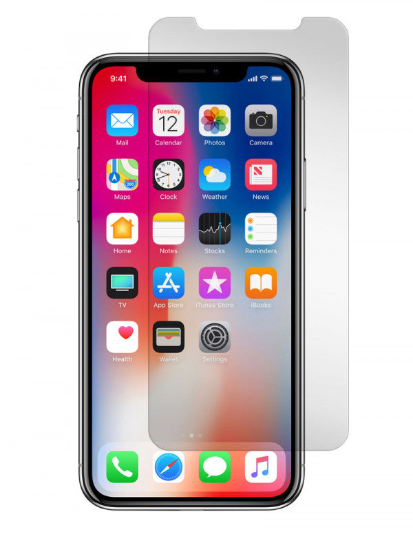 Gadget Guard - Black Ice Tempered Glass Screen Protector for iPhone X