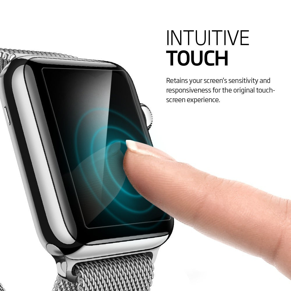 Spigen Apple Watch 38mm Crystal Hard Surface Screen Protector 3