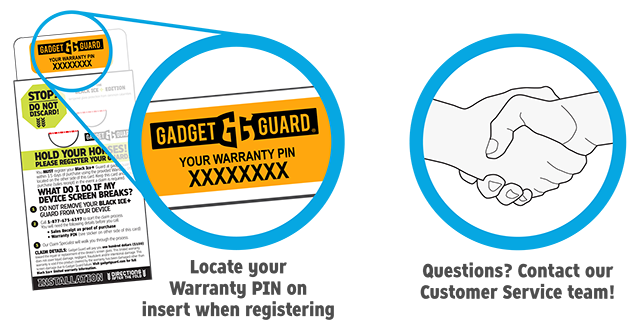 Gadget Guard - Black Ice + (Insured) Tempered Glass Screen Protector for iPhone 8 / 7