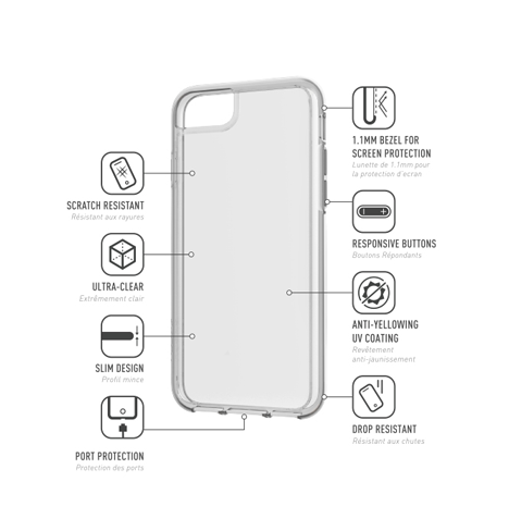 Skech - Crystal for iPhone 8 Plus / 7 Plus / 6s Plus / 6 Plus