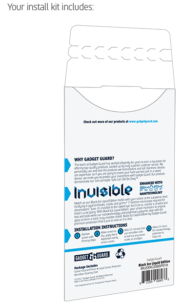 Gadget Guard - Black Ice Liquid Screen Protector for Wearables