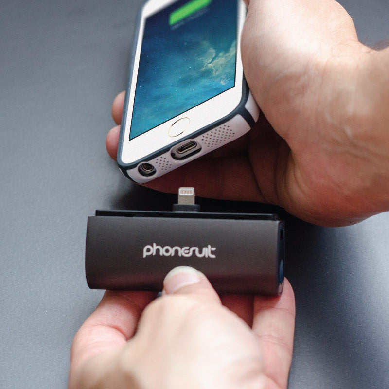 Phonesuit - Flex XT Pocket Charger with Lightning Connector 2,600 mAh Power Bank