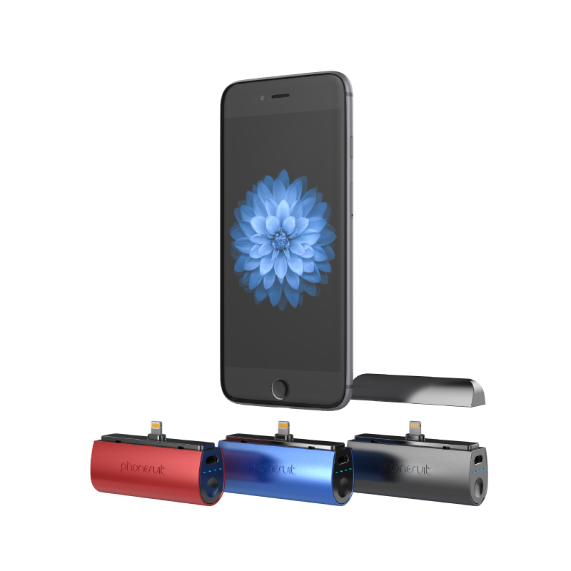 Phonesuit - Flex XT Pocket Charger with Lightning Connector 2,600 mAh Power Bank